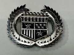 Cadillac Style Crown & Leaf Symbol Silver Tone Cutout Belt Buckle – 2002 Mobtown