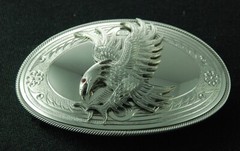 MADE BY ORDER MEN BELT BUCKLE HANDMADE STAINLESS STEEL EAGLE