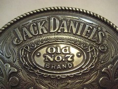 Vintage Jack Daniel&rsquo;s Belt Buckle Old No. 7 Brand 5008JD Metal 2005 GREAT SHAPE
