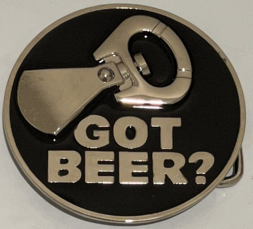 Got Beer Novelty belt buckle Enamel Metal Men Woman Unisex Western Cowboy