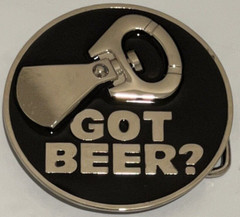 Got Beer Novelty belt buckle Enamel Metal Men Woman Unisex Western Cowboy