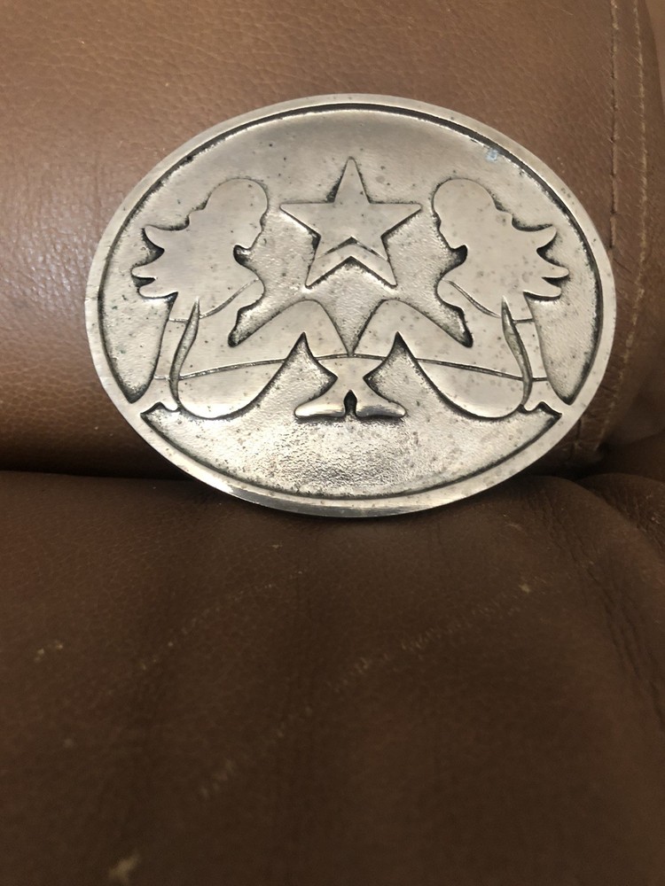 2004 Silver Star Naked Ladies Belt Buckle The Originator Not The Imitator USA