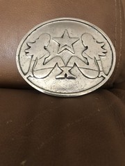 2004 Silver Star Naked Ladies Belt Buckle The Originator Not The Imitator USA