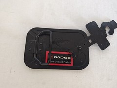 Dodge Viper Carbon Fiber Brushed Metal Chrome Buckle Down Officially Licensed