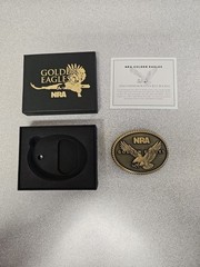 NRA Golden Eagles 2014 Commemorative Belt Buckle NEW