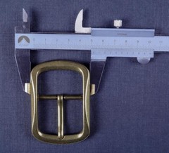 Antique Brass Classic Pin Buckle for Leather Belt Replacement Fit 40mm Strap