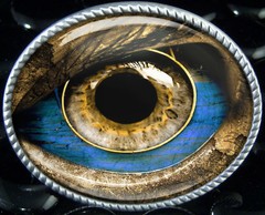Alien Monster Eye Unisex Handmade Artisan Belt Buckle