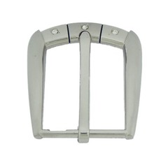 Pin Belt Buckles for Men&rsquo;s Fits 1.25″ inch 32 mm Jeans Belt Silver Iced Style