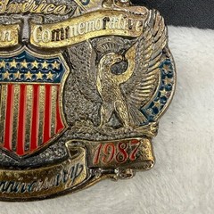 Vintage United States 200th Anniversary Belt Buckle 1787 1987