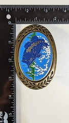 Vintage Bass Jumping Out Of Water Belt Buckle Solid Brass Heritage Buckles &rsquo;70s
