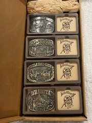 ADM – Indian Wars (1862-90) 4 Brass Buckle Limited Edition Set #2 (Low Num.) NIB