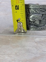 VTG Bass Anglers Society Sportsman Belt Buckle 30th Anniversary 1967-1997 CANADA