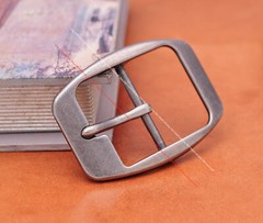 MEN HUGE LONG Heavy Silver CENTER BAR LEATHERCRAFT BELT BUCKLE REPLACEMENT 45MM