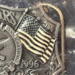 1996 NRA 125 Years Belt Buckle Western Style Numbered 950597 Factory Sealed
