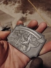 Railroad Belt Buckle Great Moments And Railroading Pre Owned