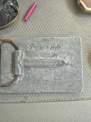 Snap-on Brass Belt Buckle Lot Gold/Silver 1.5in Logo Oval/Rect SPP-369