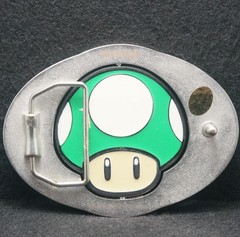 XF29101 VERY COOL VINTAGE 2012. ***SUPER MARIO SPINNING MUSHROOMS*** BELT BUCKLE