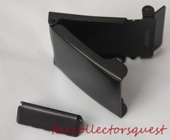 NEW 1.5&Prime; WIDE FLIP TOP BLACK BELT BUCKLE ONLY with TIP Canvas Belts Replacement