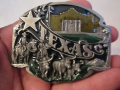 TEXAS THE LONE STAR STATE THEME BELT BUCKLE – GW-15