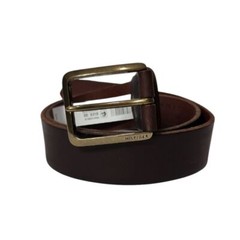 Tommy Hilfiger Men&rsquo;s Brown Chocolate Leather Belt Size 32 NWT