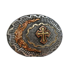 M&F Crumine Offset Cross Boxed Buckle C10132