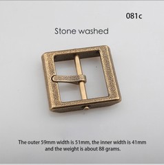 Fashion/Retro removeable style Solid Brass Pin Belt Buckle Leather craft DIY