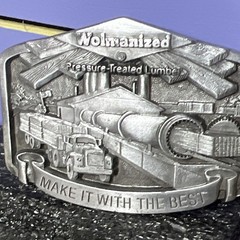 Wolmanized « Make It With The Best » Men&rsquo;s Western Belt Buckle