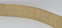 Antique Louis Vuitton Trunk Strap / Belt With Brass Buckle