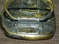 VINTAGE 3 1/4&Prime; ACROSS 1982 UNITED STATES MARINE CORPS FIRST TO FIGHT BELT BUCKLE