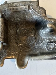 The Great American Buckle Company~USA~Trucker Belt Buckle~1980~Serial #240