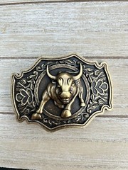 Longhorn Bull Belt Buckle for Men- Western Rodeo Texas Cowboy Large Belt Buckles