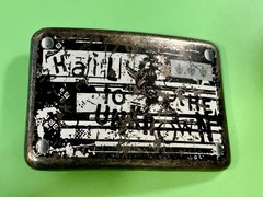 Hail to the Unknown Statement Novelty Vintage Rectangular Belt Buckle