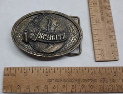 SCHLITZ – trade mark – beer – belt BUCKLE – listing #6791