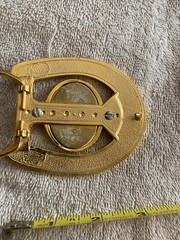Vintage Belt Buckle Cowboy Boots Western Motif