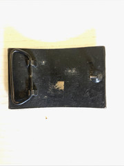 ⭐️ Vintage Belt Buckle Union & Central Railroad Line Via Omaha To California