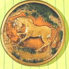 Indiana Metal Craft Unicorn Belt Buckle Antique Finish (Dege Designs)