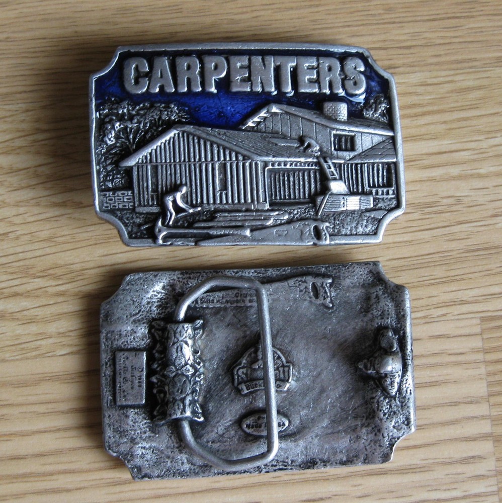 Carpenters profession belt buckle