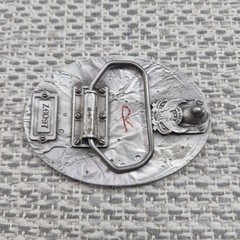 Vintage NRA Whittington Belt Buckle Mens One Size Silver 25th Anniversary Hunts