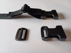 Hook two strap ends buckle fits 5/8&Prime;- 1&Prime; strapping very strong USA quick release