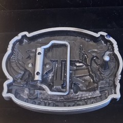Truck Drivers Move The Nation Belt Buckle Metal & Enamel New