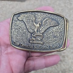 Lot Of 4 Belt Buckles Brass, Metal