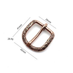 27mm/36mm Tang Grass Buckle for Tooling Carved Leather Belts