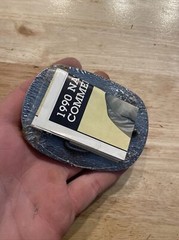 Hesston Vintage Rodeo Belt Buckle 1990 METAL Original Wrap Collector Patina GIFT