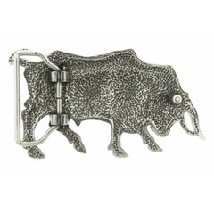 Western Unique Buckle Cowboy Cowgirl Lady Bull Engraved Belt Buckle fits 1-1/2&Prime;
