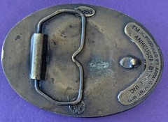 ANHEUSER BUSCH BELT BUCKLE EAGLE/LETTER &lsquo;A » LOGO American Beer Advertising 3.5&Prime;