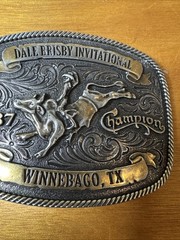 Montana Silversmiths Unisex Dale Brisby 1987 Trophy Belt Buckle A801DB