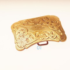 Artisic Design Quality Solid Brass Pure Copper Pin belt Buckle Leathercraft DIY