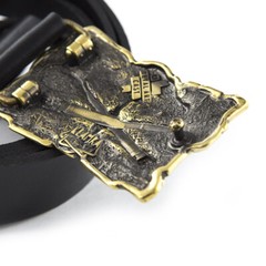 Brass belt buckle Gods of war, Military field artillery cannons, Rocket Forces