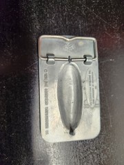 Goodyear Belt Buckle Blimp Zeppelin Silver Tone 1974 Vintage