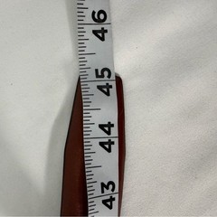 Men&rsquo;s Handcrafted Genuine Leather Brown Leather Belt Silver Buckle